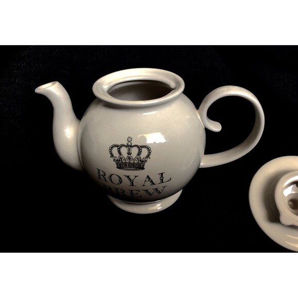 Ceramic Coffee Pot Tea Pot Royal Brew by David Mason Design Majestic Pattern. - Picture 6 of 7